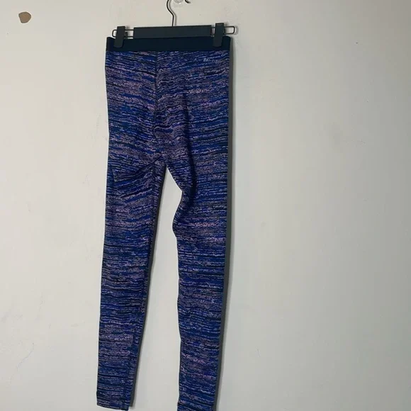 Nike Pro XS purple black leggings - Picture 2 of 4